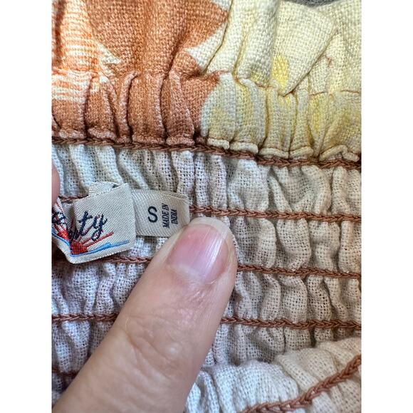 Faherty Ramona Dress Floral Mini Dress Small - Picture 5 of 11